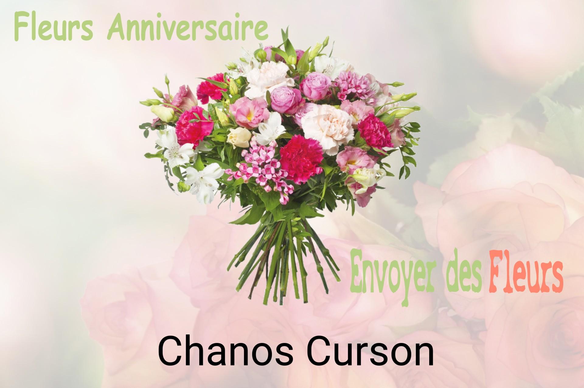Bouquet de fleurs d’anniversaire livré à Chanos-Curson